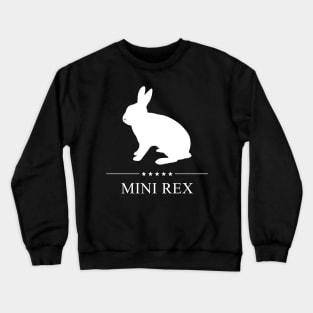 Mini Rex Rabbit White Silhouette Crewneck Sweatshirt